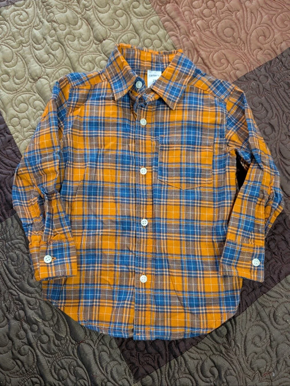 Toddler Boys 7 Piece Fall Shirt Bundle Size 2T